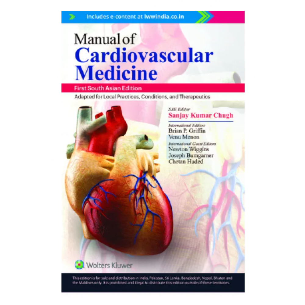 Manual Of Cardiovascular Medicine;1st(South Asia) Edition 2022 By